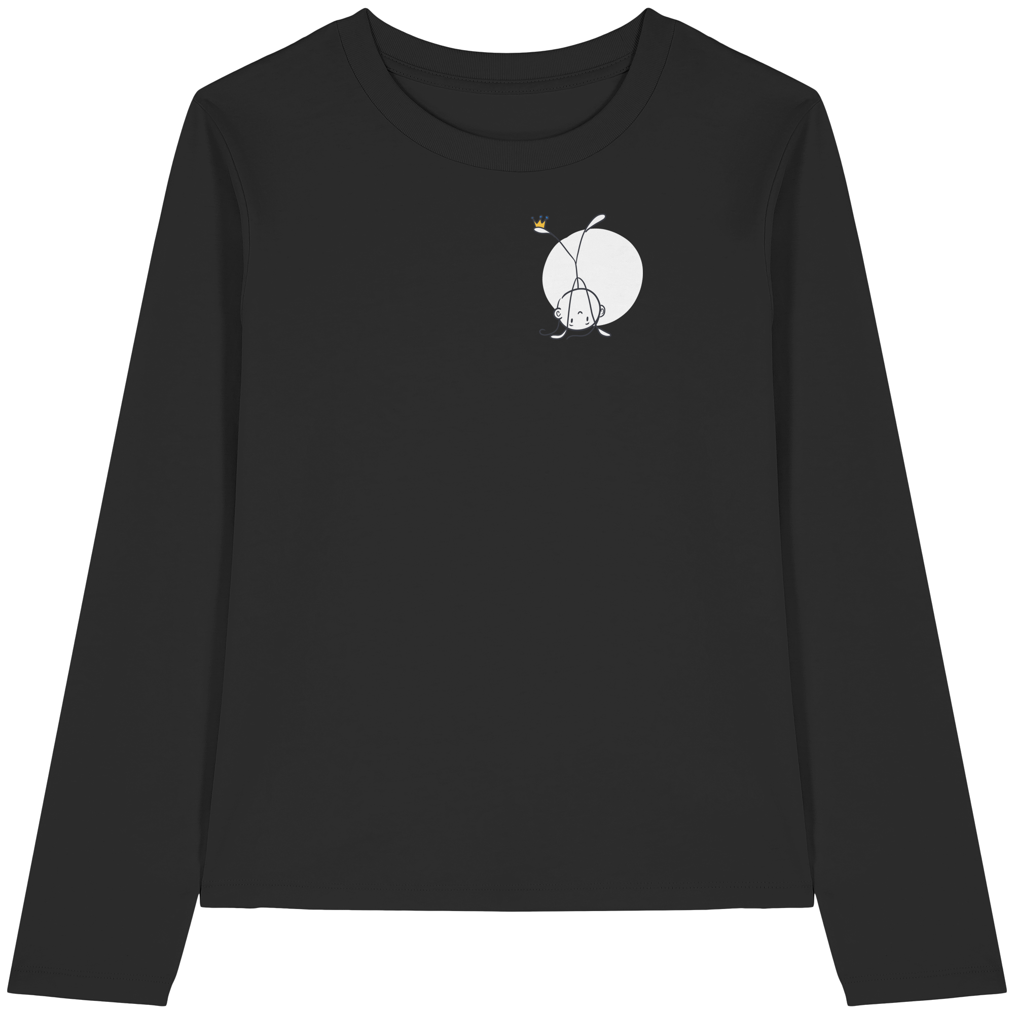 Mein Körper gehört mir "Bunte Edition" Backprint - Womens Organic Longsleeve T-Shirt