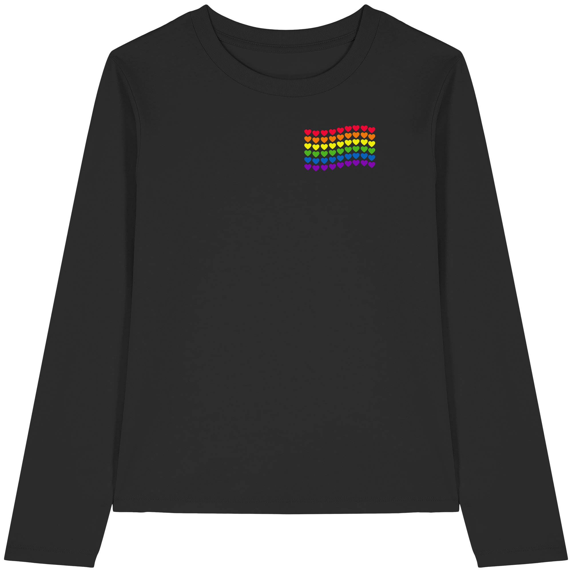 Herzenflagge - Womens Organic Longsleeve T-Shirt