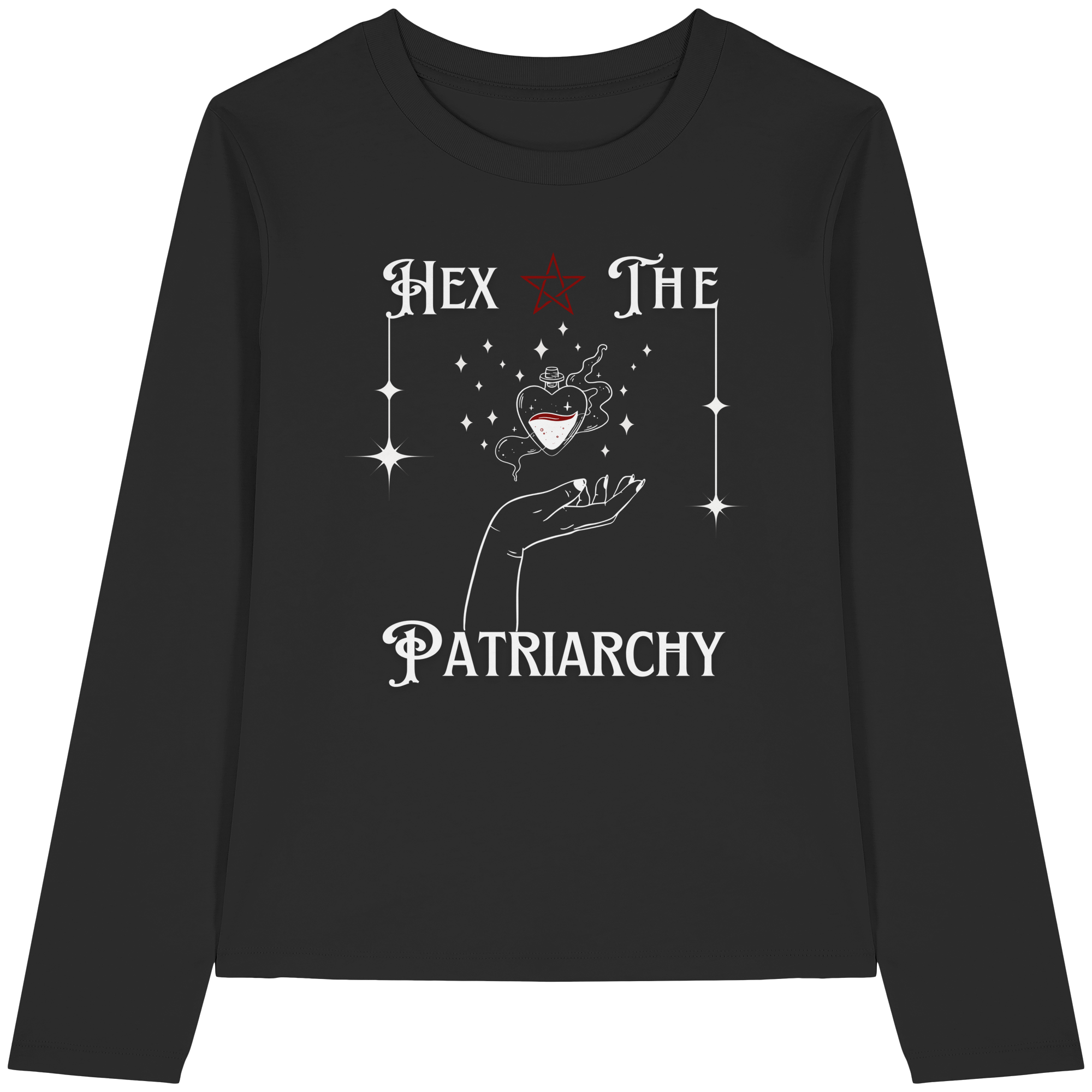 Hex the Patriarchy - Womens Organic Longsleeve T-Shirt
