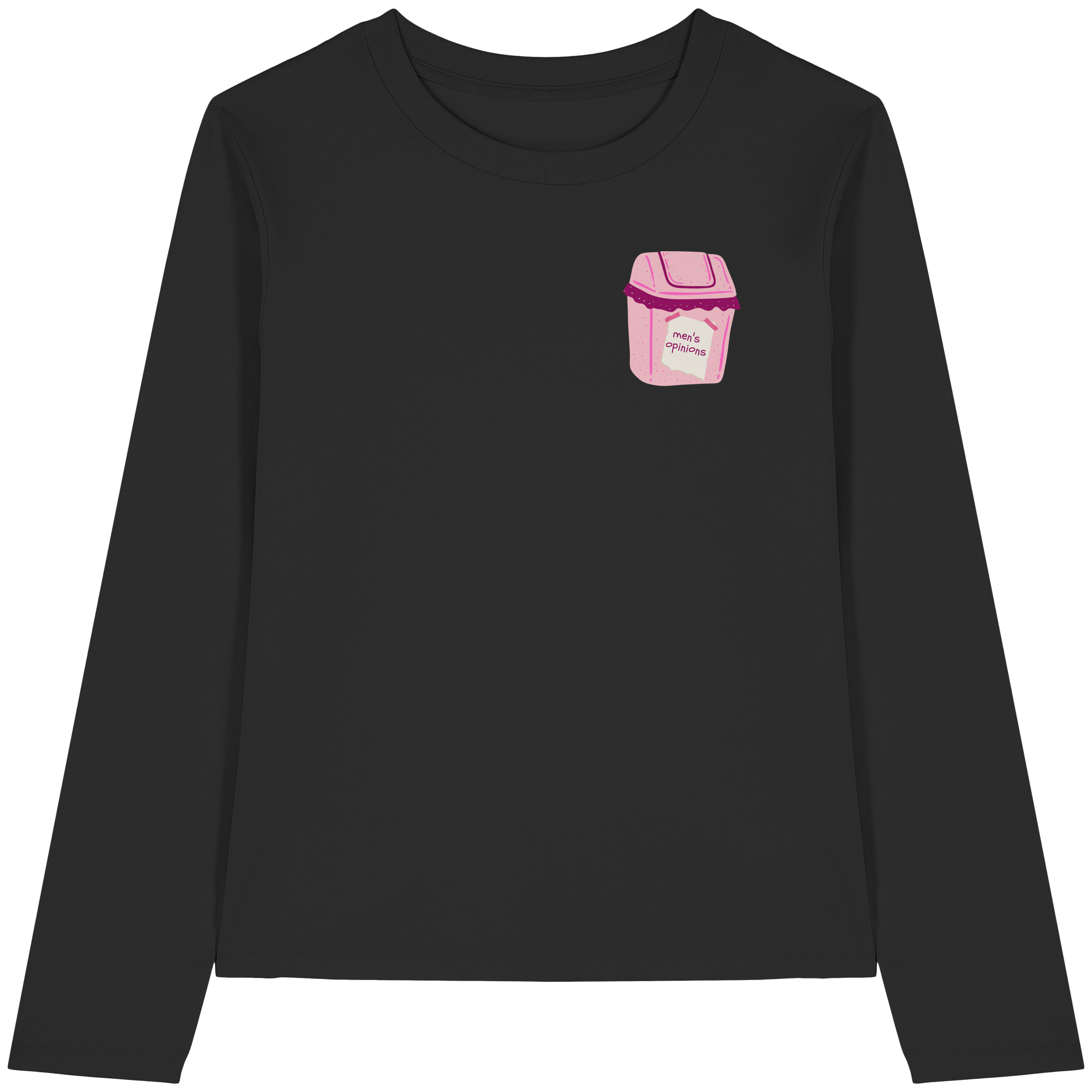 Men's Opinions - Womens Organic Longsleeve T-Shirt