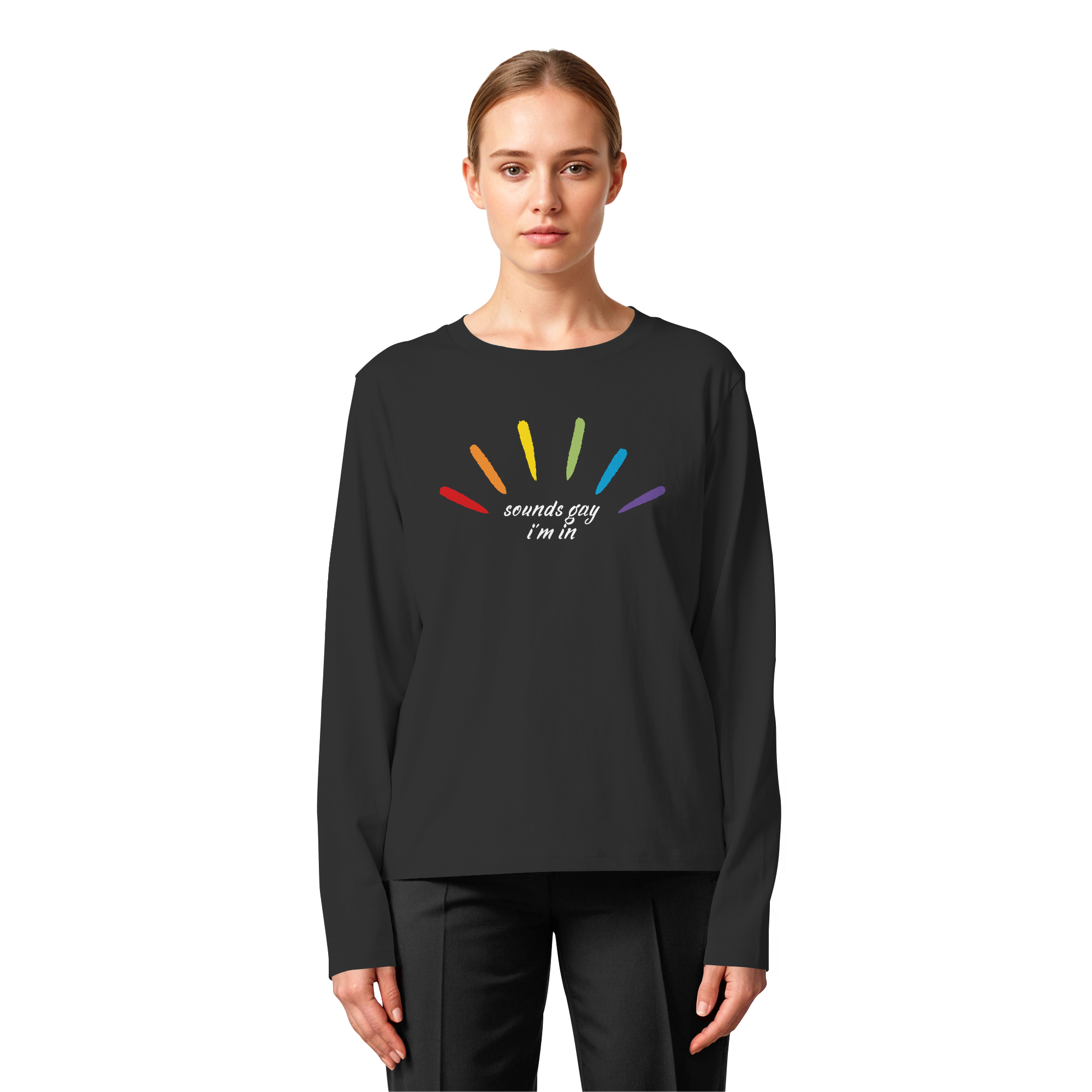 Sounds Gay I'm In - Womens Organic Longsleeve T-Shirt