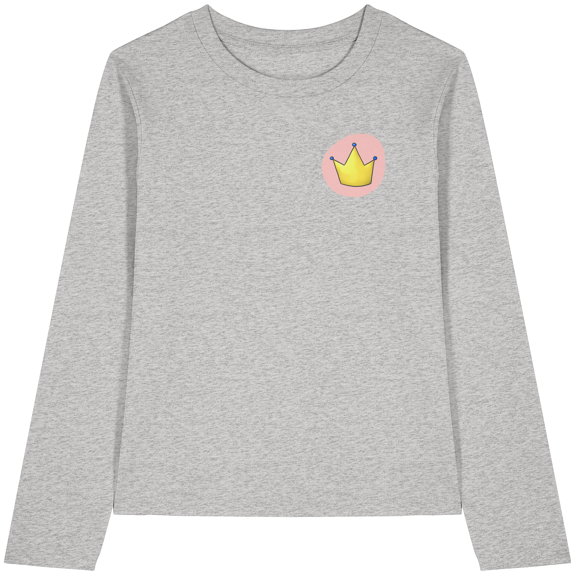 Survivor Queens Logo "Pink Bubble Edition" - Womens Organic Longsleeve T-Shirt
