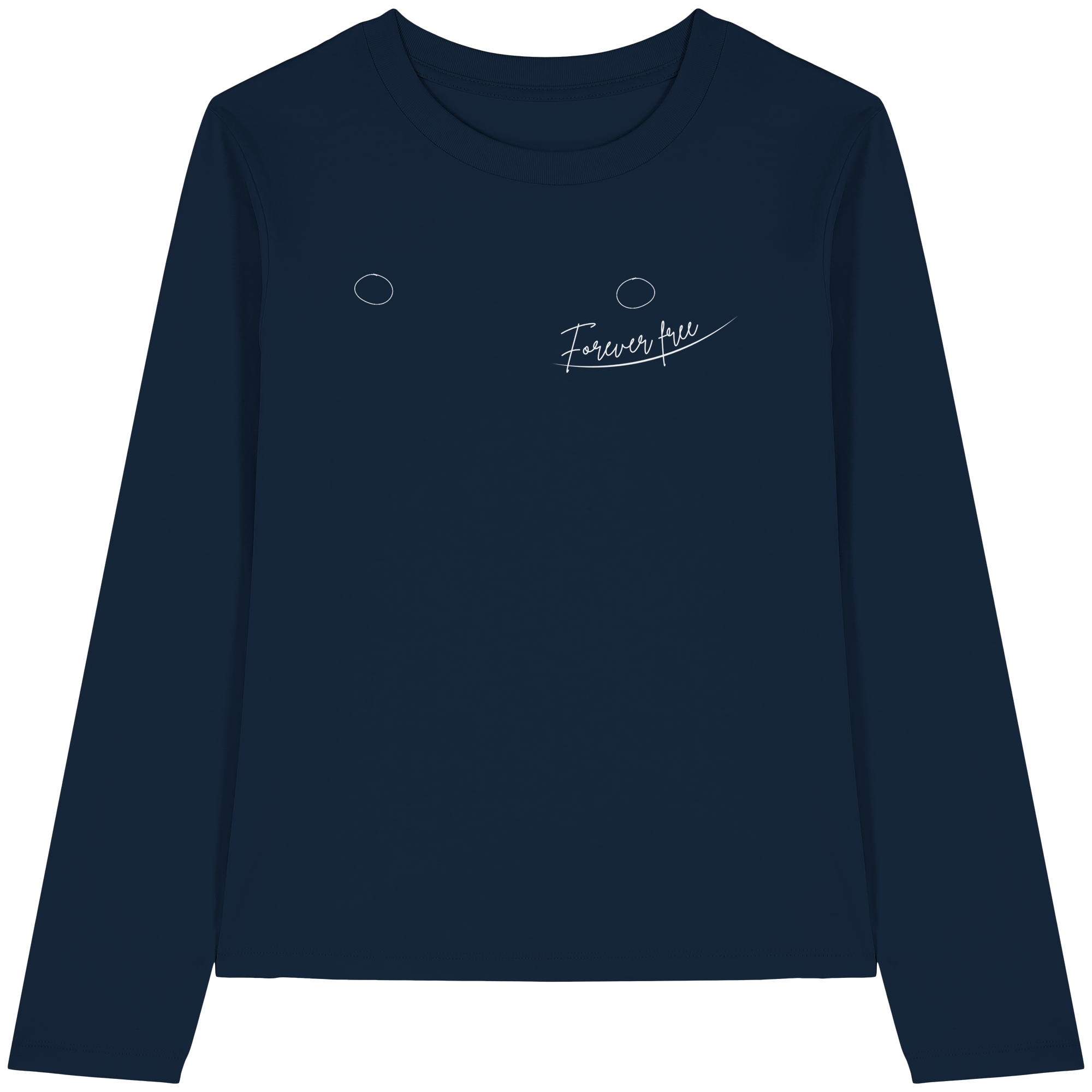 Forever Free nach Mastektomie "linksseitige Edition" - Womens Organic Longsleeve T-Shirt