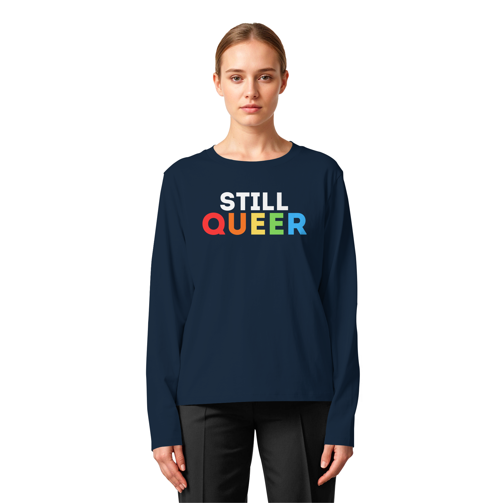 Still Queer - Womens Organic Longsleeve T-Shirt