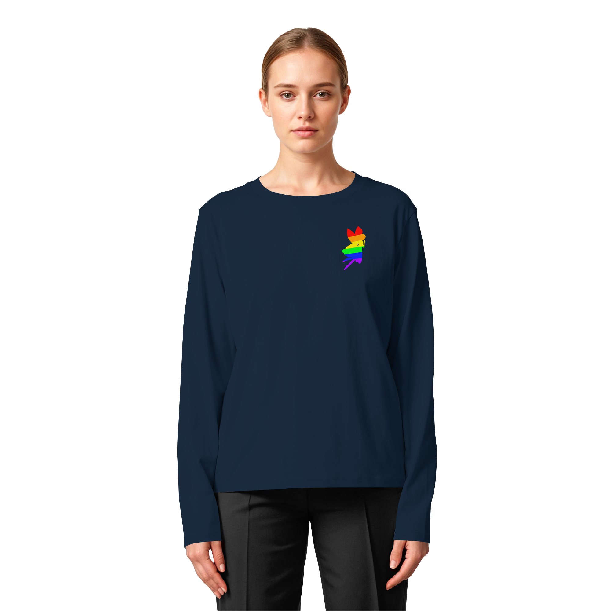 Regenbogen Fee - Womens Organic Longsleeve T-Shirt
