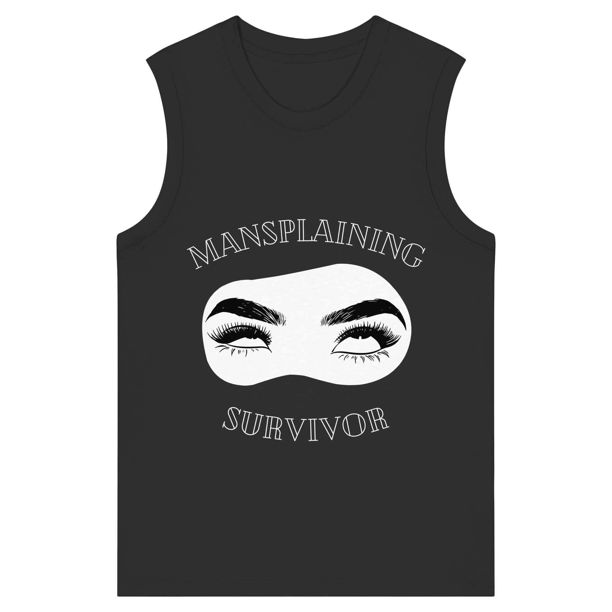 Mansplaining Survivor - Womens Organic Tank Top