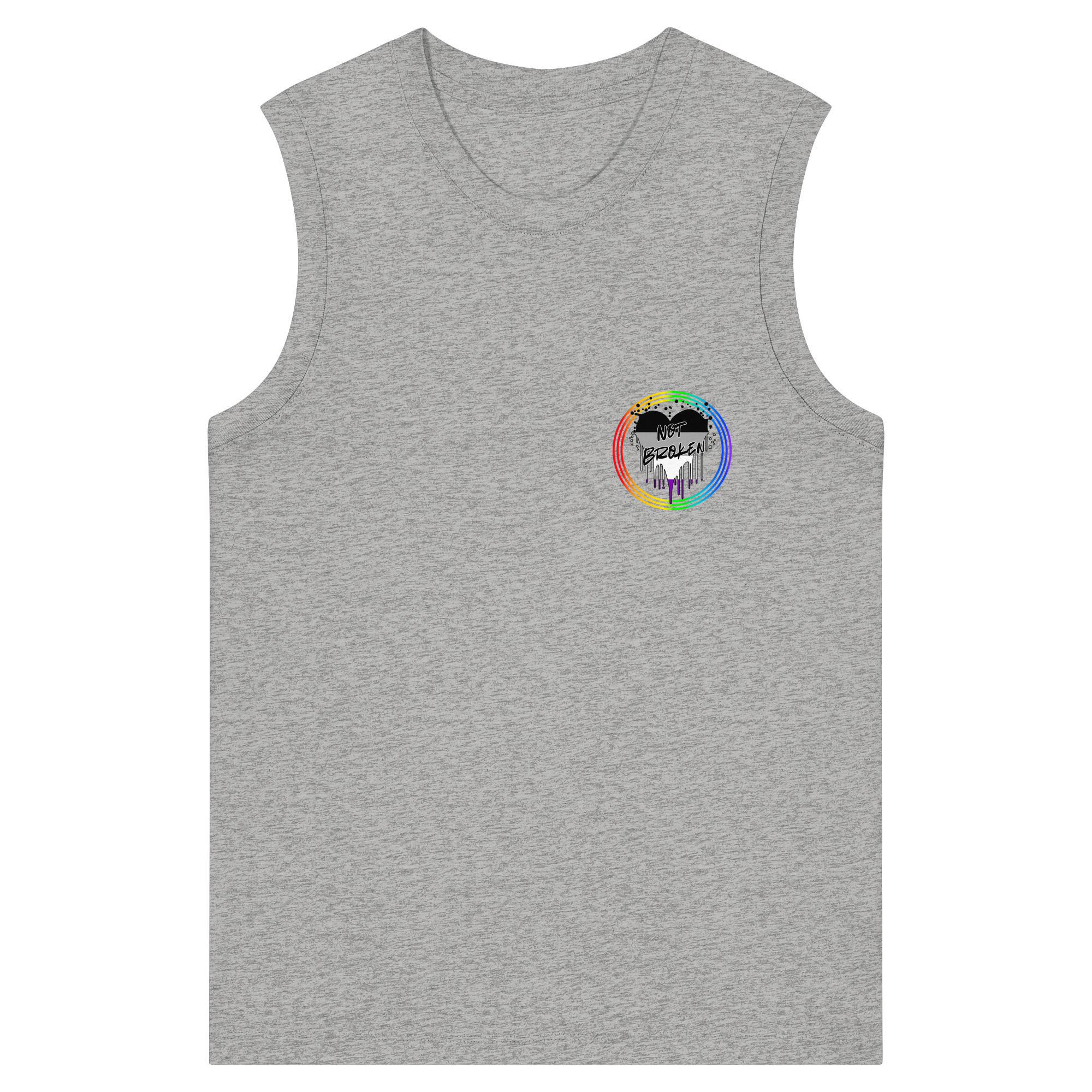 Asexual Not Broken "Regenbogenkreis Edition" - Womens Organic Tank Top