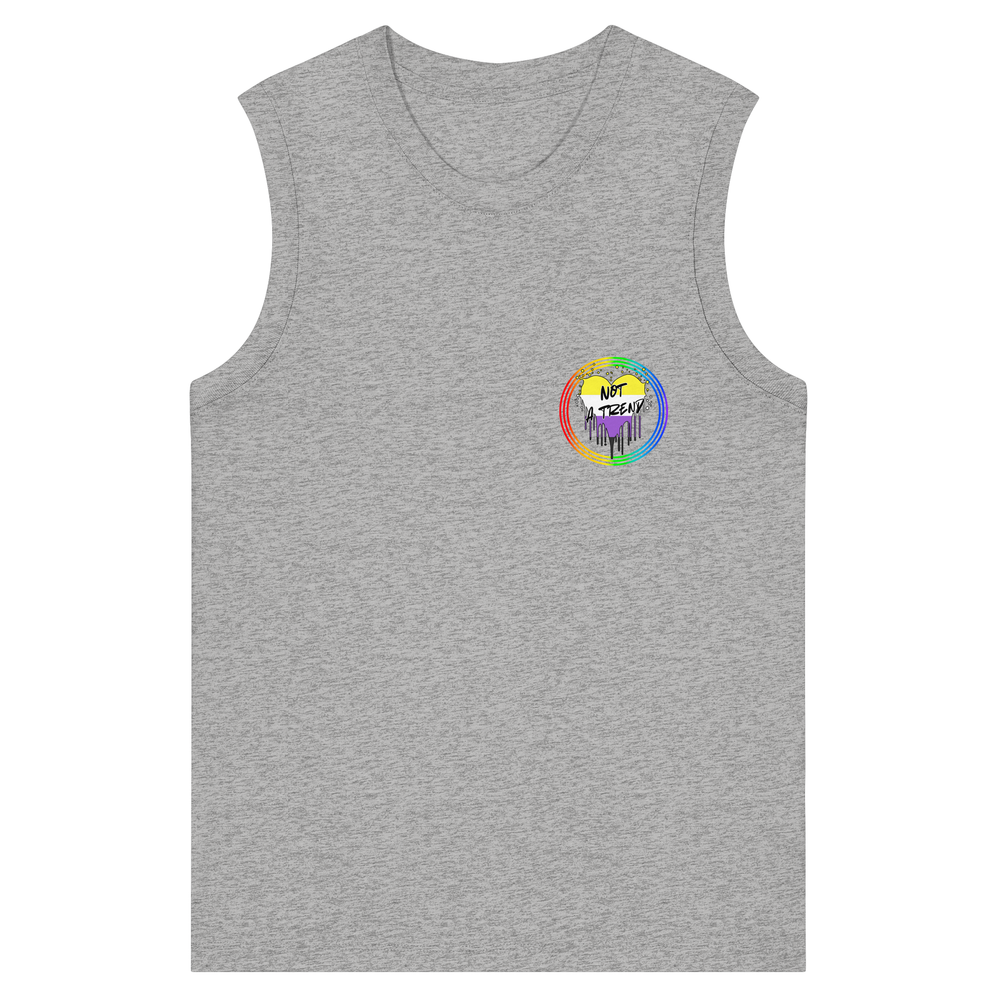 Nonbinary Not a Trend "Regenbogenkreis Edition" - Womens Organic Tank Top