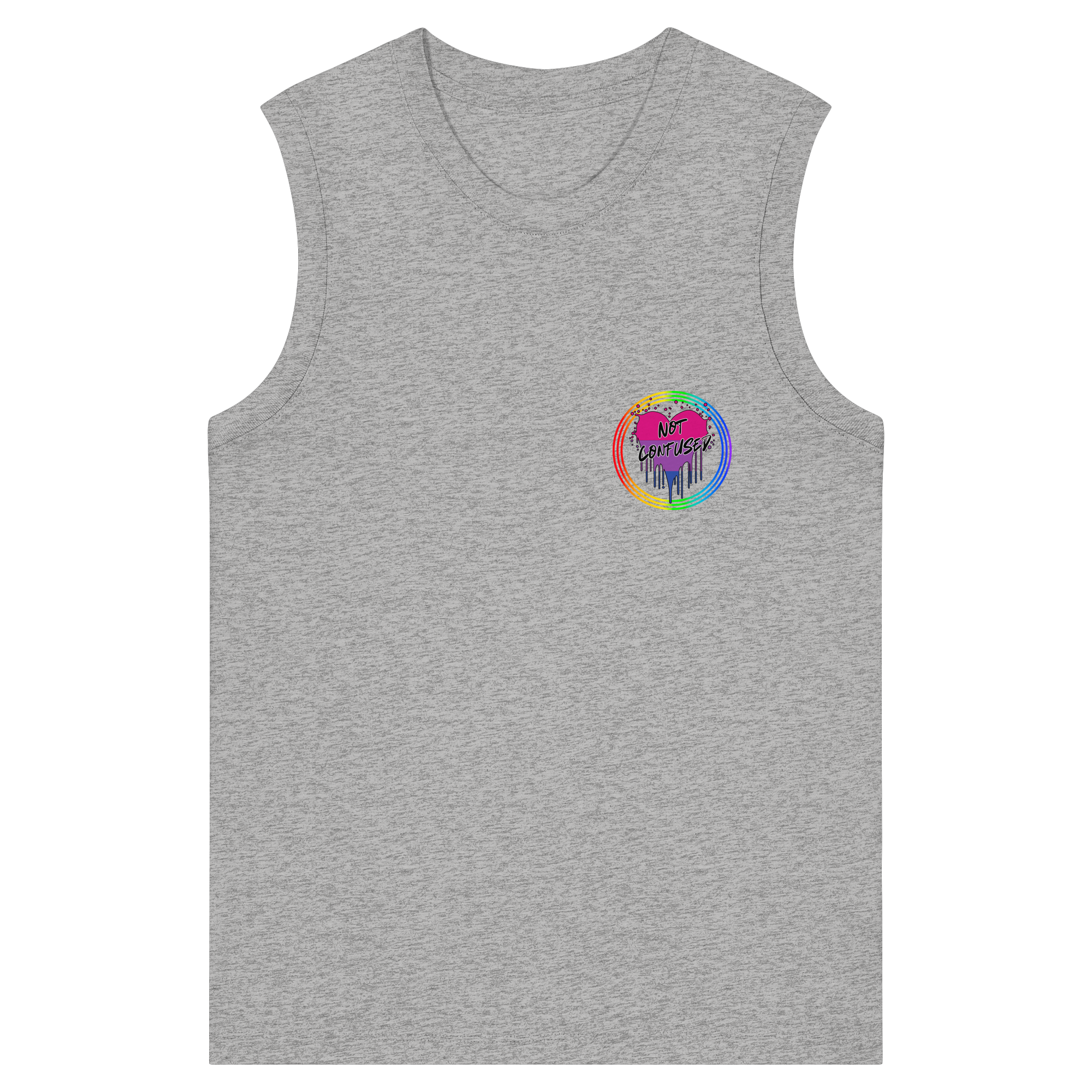 Bisexual Not Confused "Regenbogenkreis Edition" - Womens Organic Tank Top