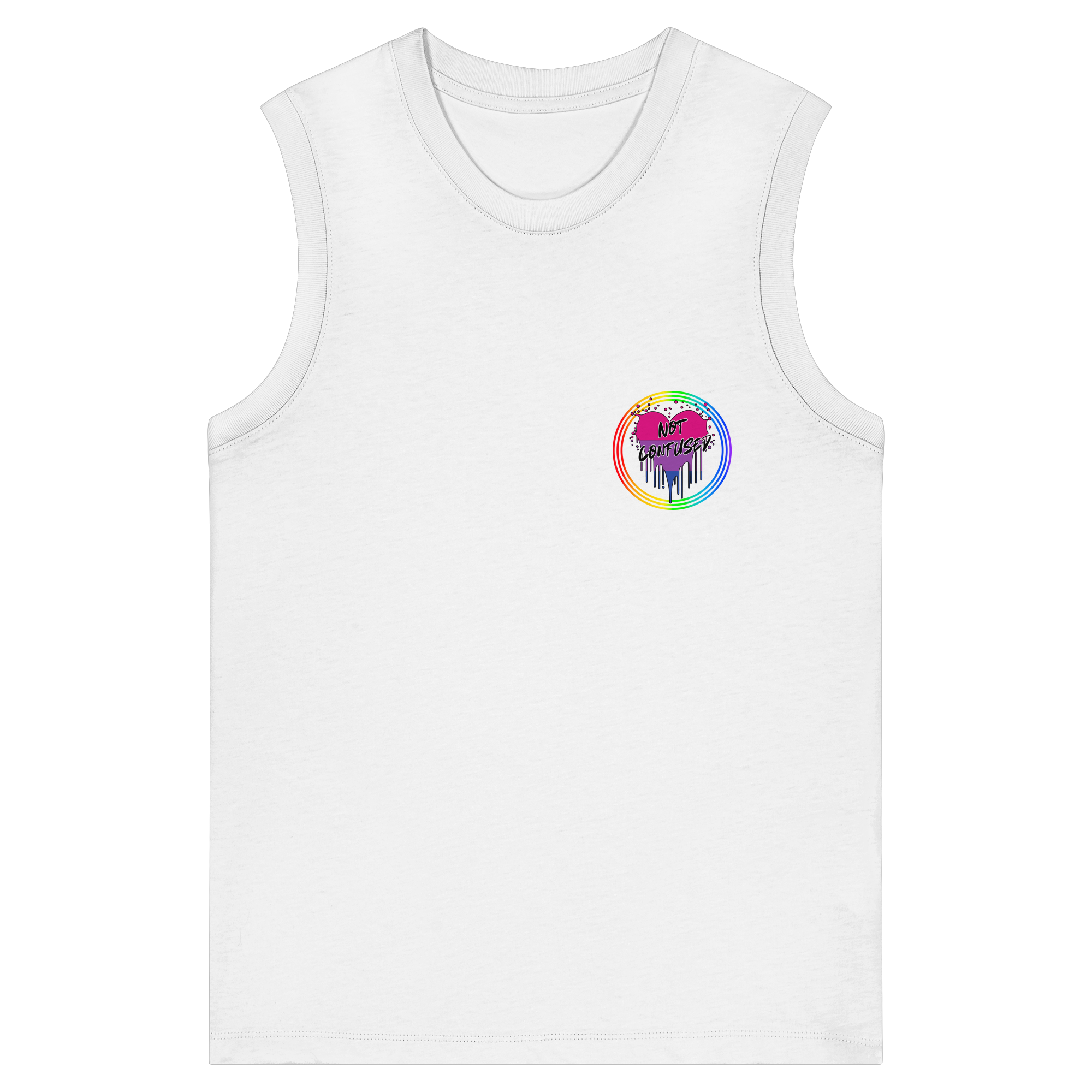 Bisexual Not Confused "Regenbogenkreis Edition" - Womens Organic Tank Top