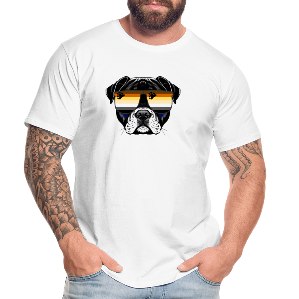 Bären Doggo "Männer" T-Shirt - weiß