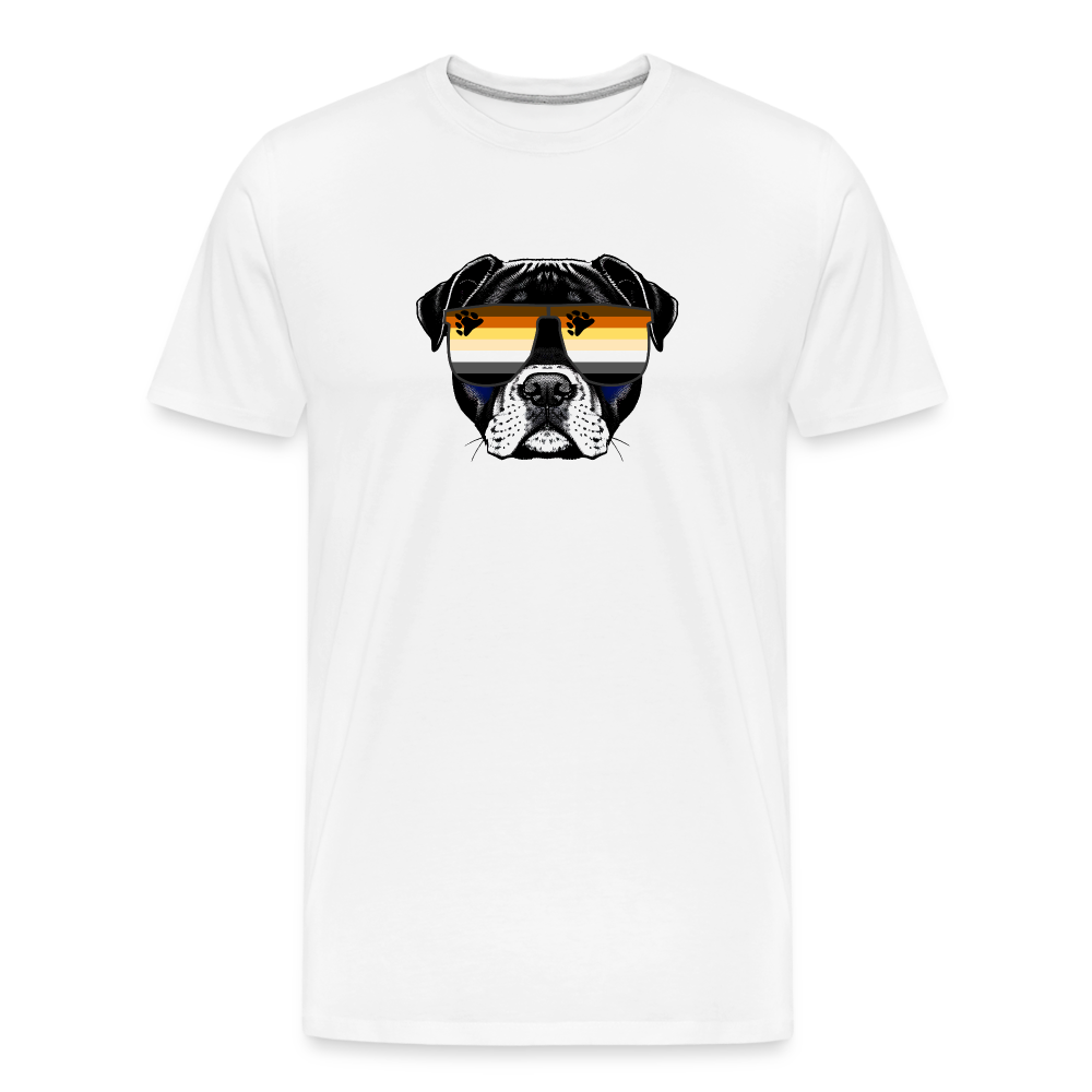 Bären Doggo "Männer" T-Shirt - weiß