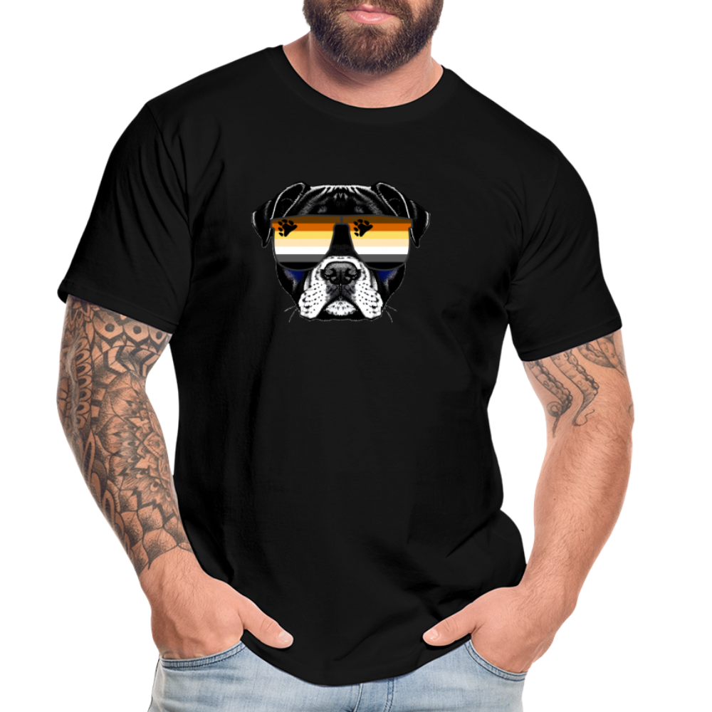 Bären Doggo "Männer" T-Shirt - Schwarz