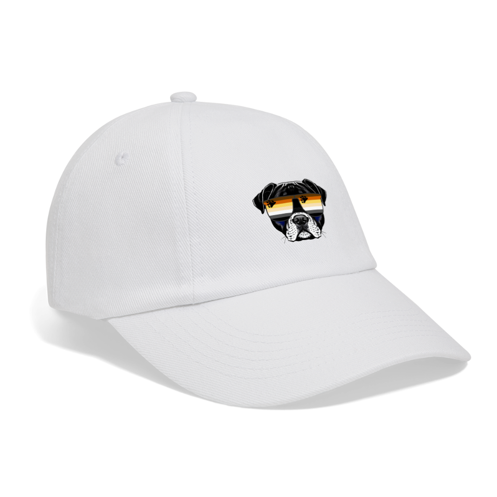 Bären Doggo Baseballkappe - Weiß/Weiß