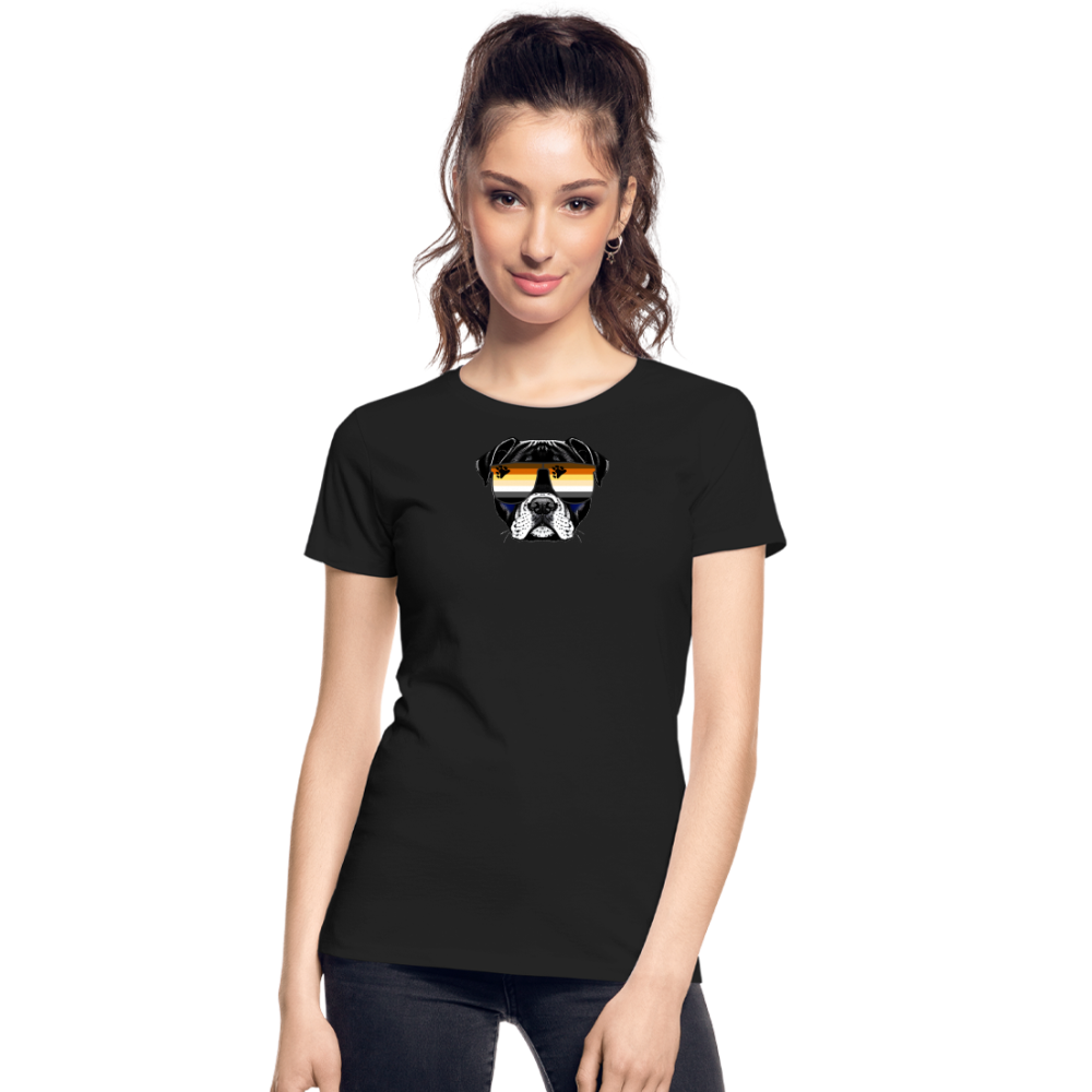 Bären Doggo "Frauen" T-Shirt - Schwarz