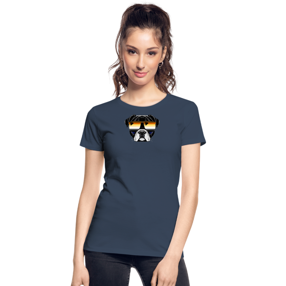 Bären Doggo "Frauen" T-Shirt - Navy