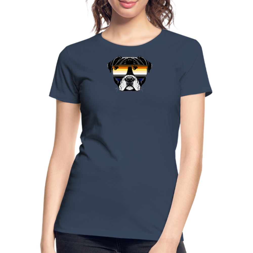 Bären Doggo "Frauen" T-Shirt - Navy
