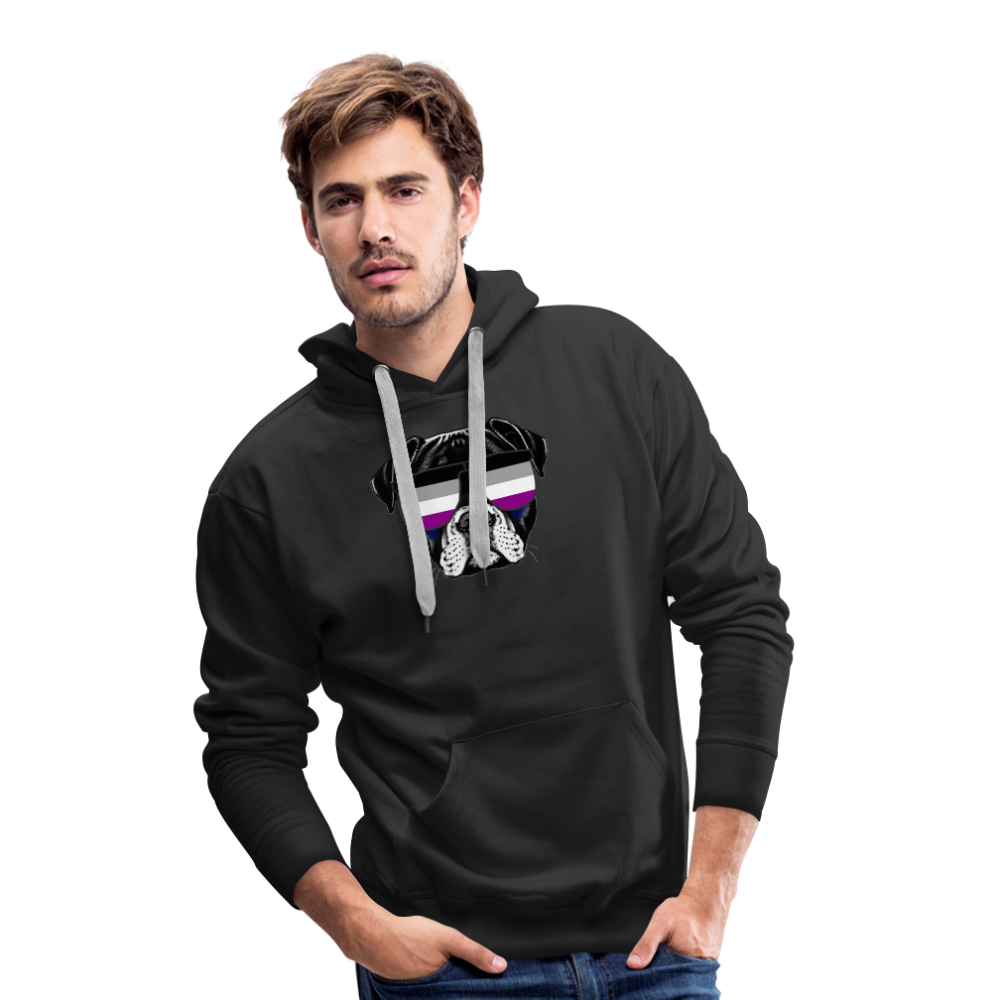 Asexual Doggo "Männer" Hoodie - Schwarz