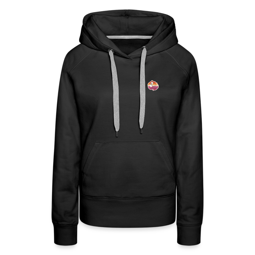 Lesbische Bieber "Frauen" Hoodie - Schwarz