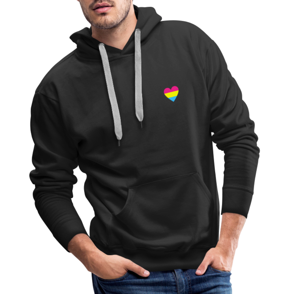 Pan Herz "Männer" Hoodie - Schwarz