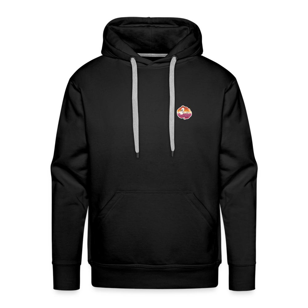 Lesbische Bieber "Männer" Hoodie - Schwarz