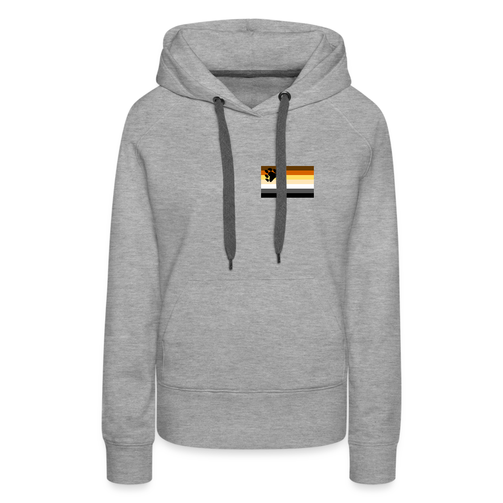 Bären Flagge "Frauen" Hoodie - Grau meliert