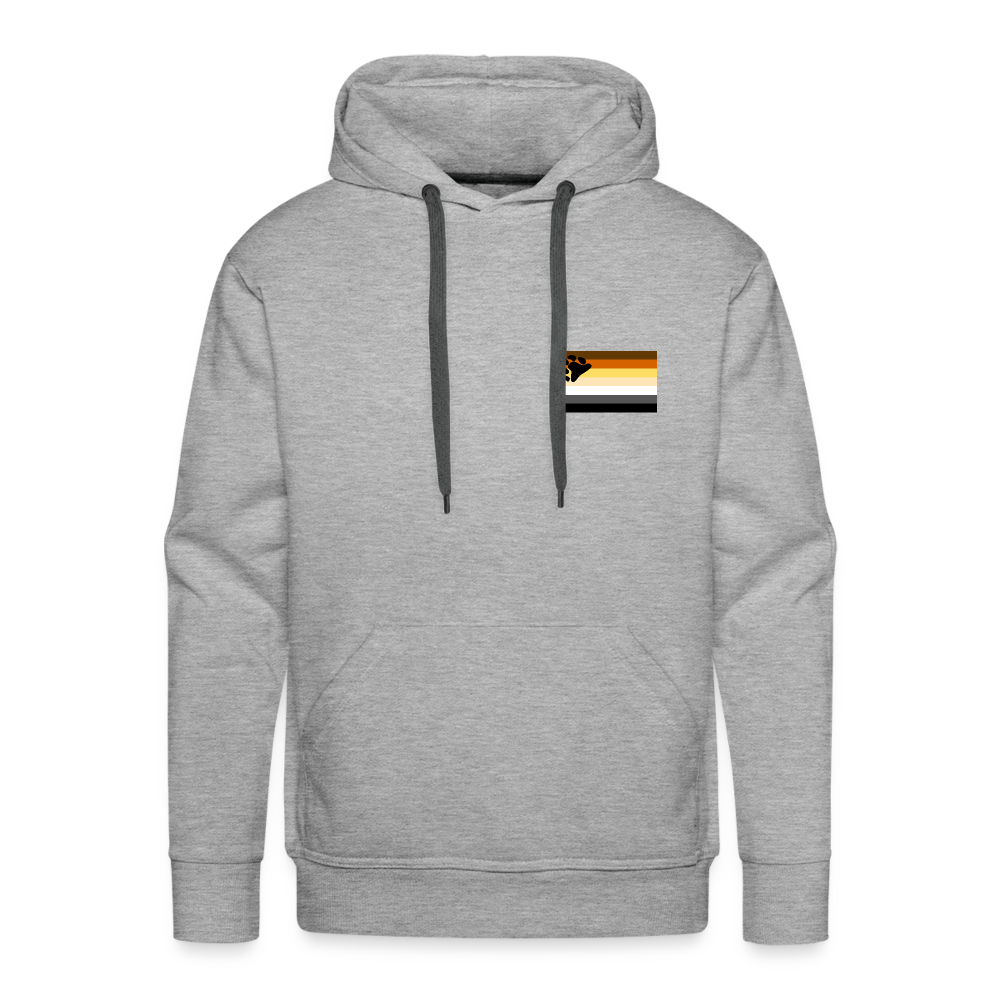 Bären Flagge "Männer" Hoodie - Grau meliert