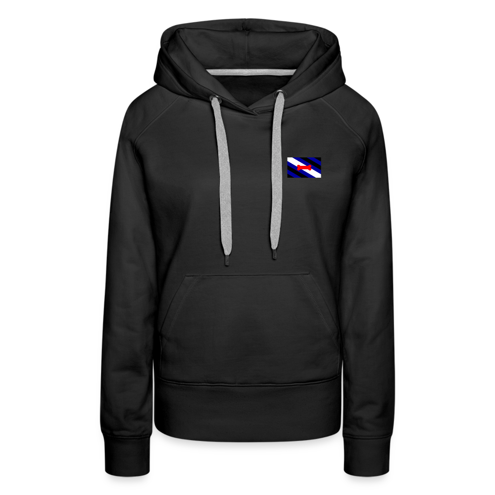 Pupplay Pride Flag "Frauen" Hoodie - Schwarz