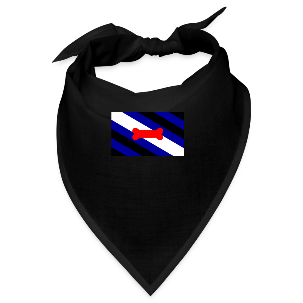 Pupplay Pride Flag Bandana - Schwarz