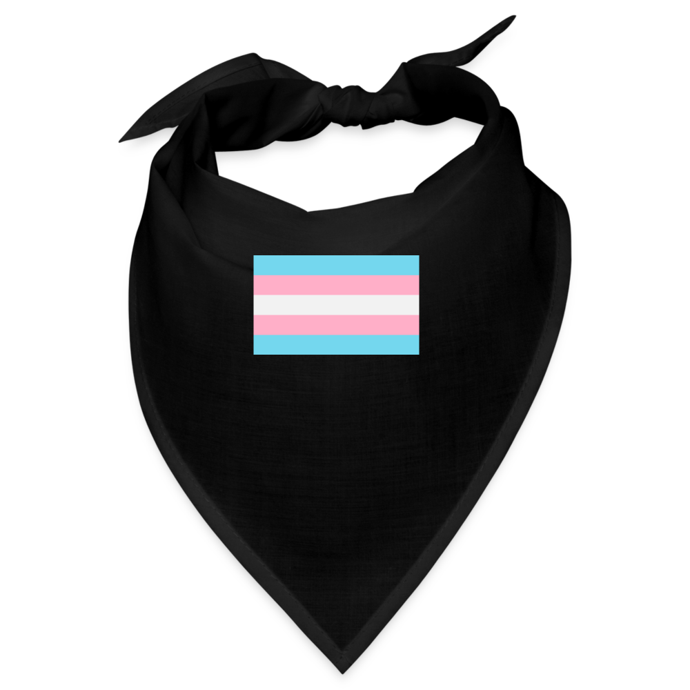 Trans Pride Flag Bandana - Schwarz