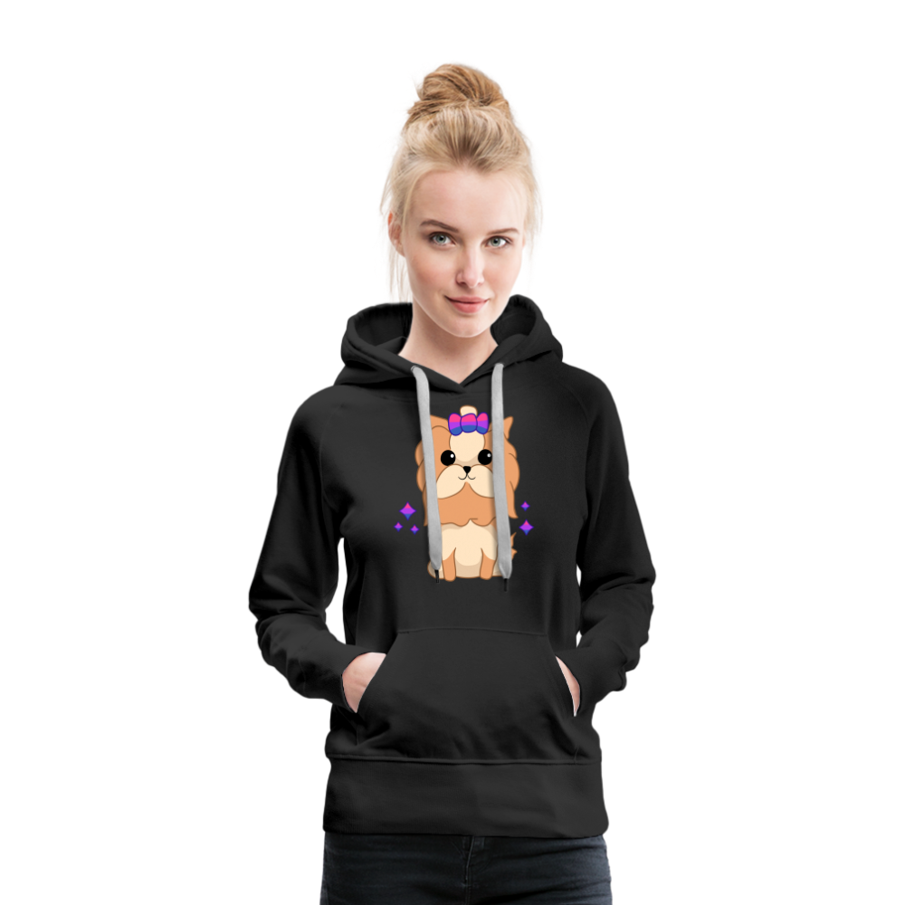 Cute Bisexual Dog "Frauen" Hoodie - Schwarz