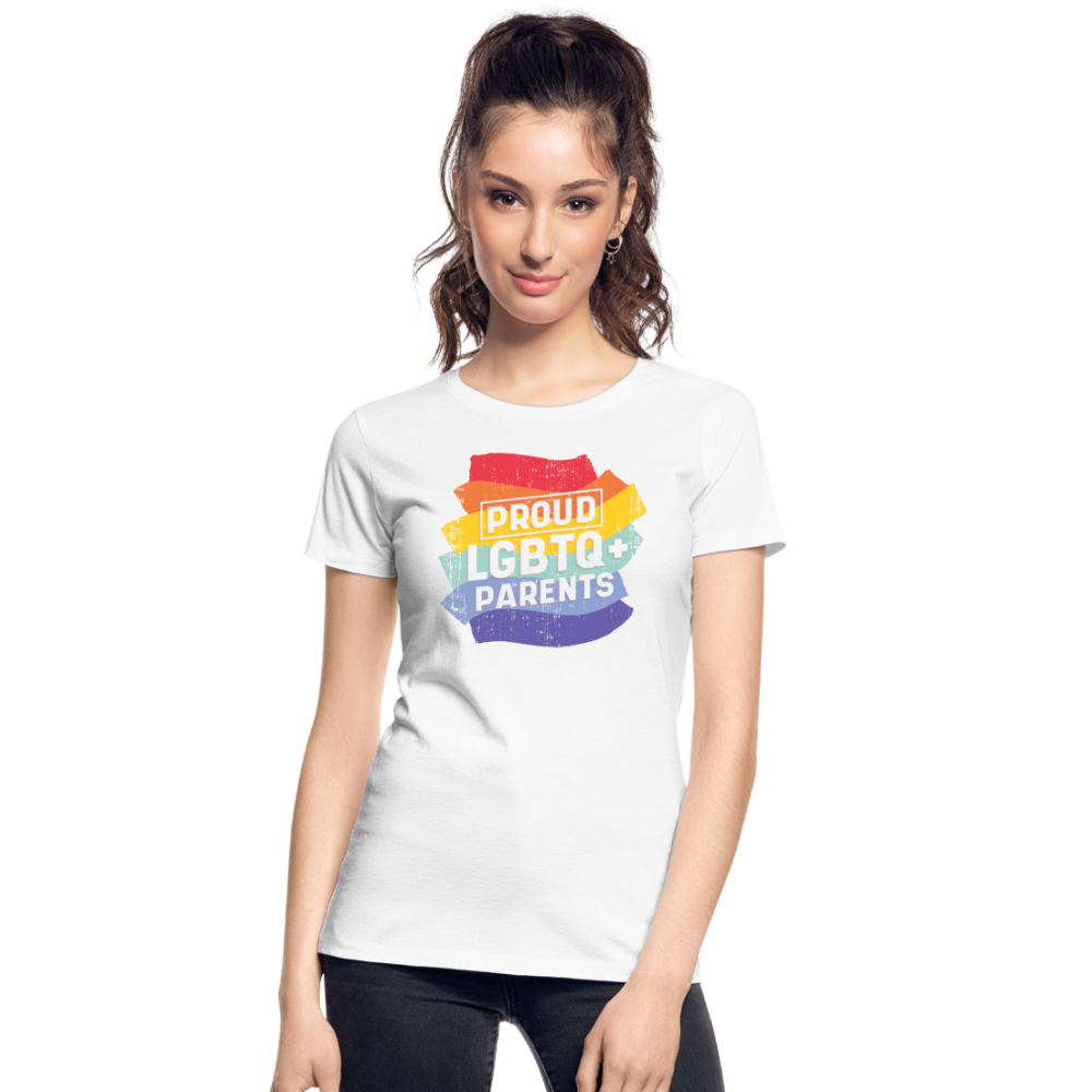 Proud LGBTQ+ Parents "Frauen" T-Shirt - weiß