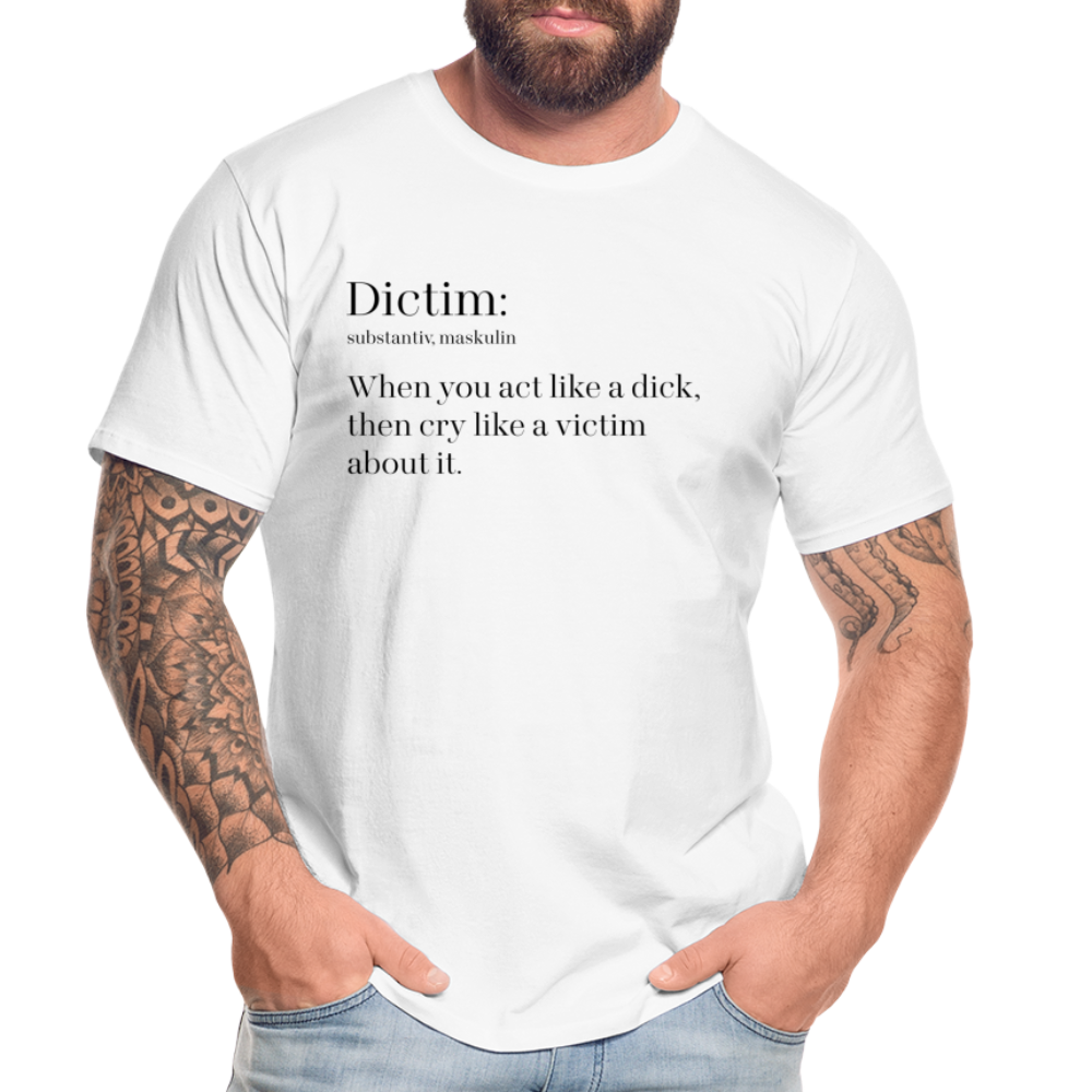 Dictim "Männer" T-Shirt - weiß