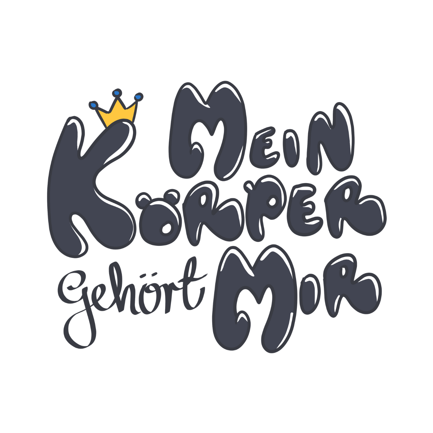 Mein Körper gehört mir "Schwarze Edition" Backprint