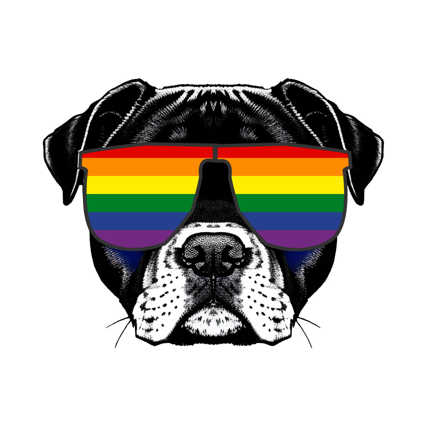 Regenbogen Doggo