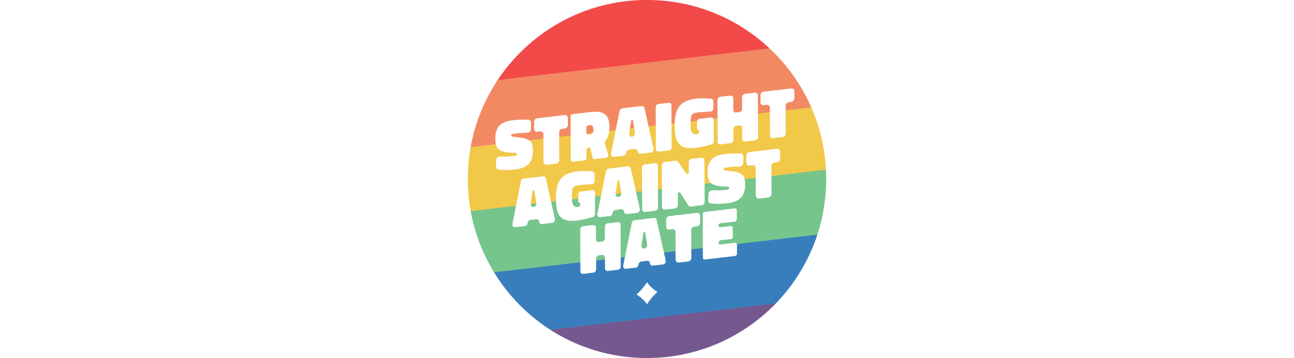 Straight Against Hate Badge