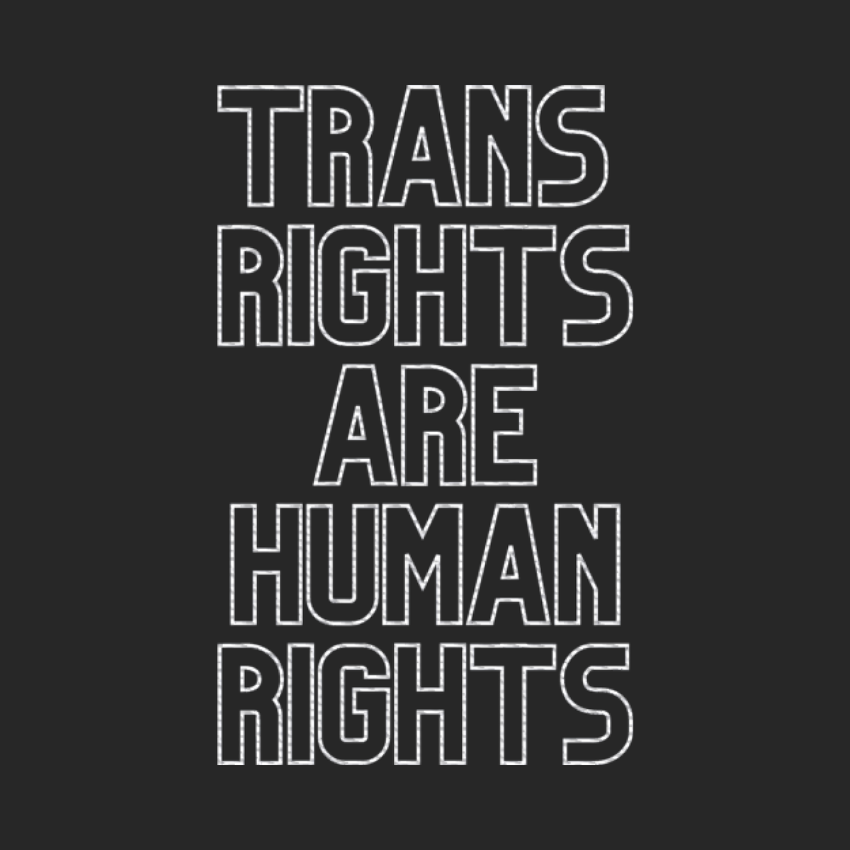 Trans Rights are Human Rights "Statement Edition" Stick
