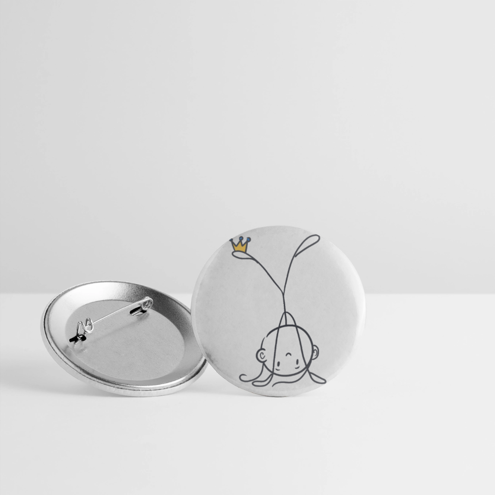 Seelenmännchen "Handstand Edition" - Buttons klein 5x - Weiß