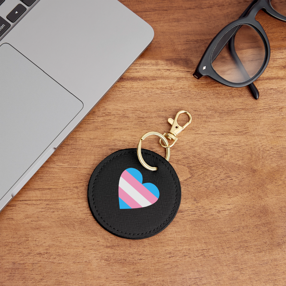 Trans Herz - BOUTIQUE Schlüsselanhänger - Schwarz