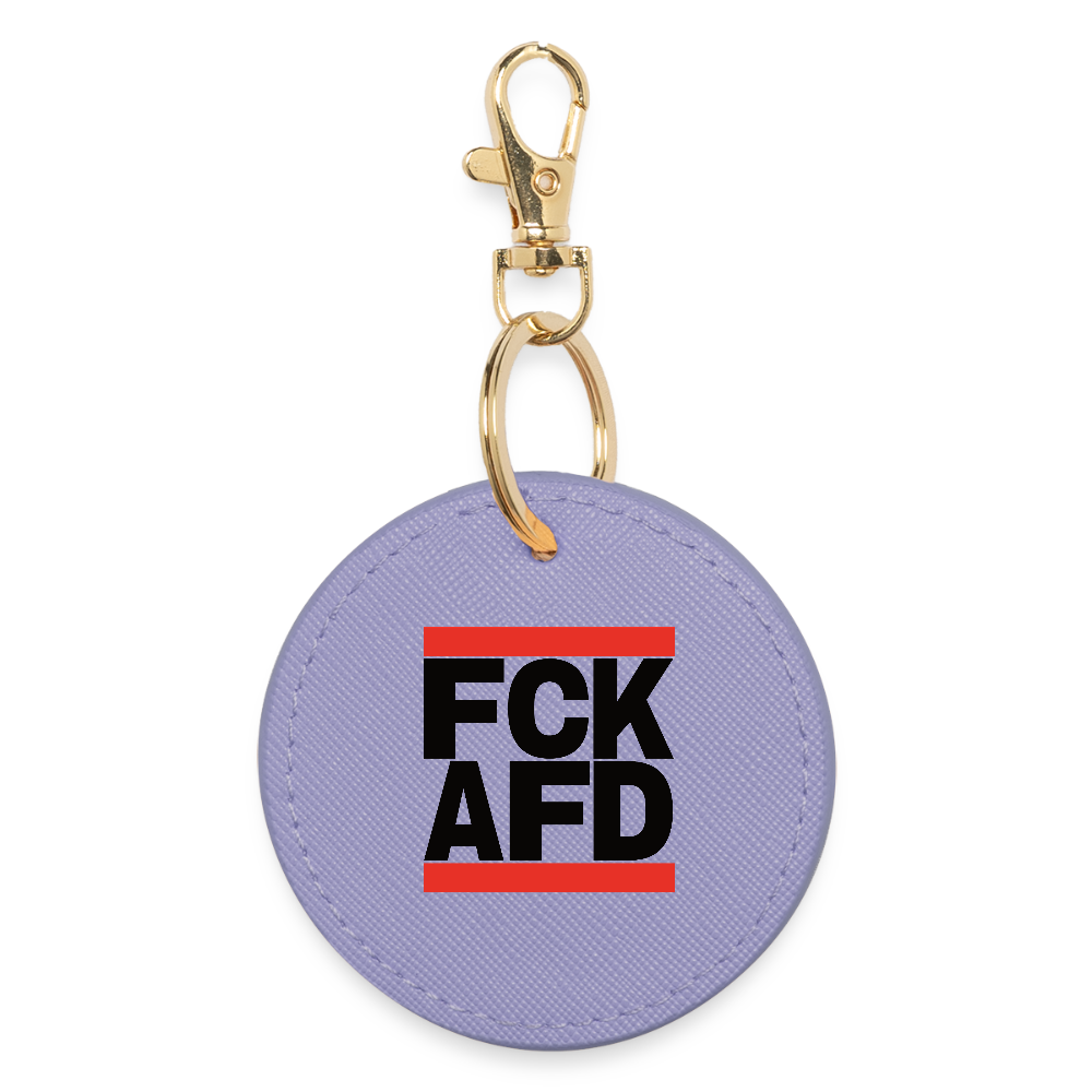 FCK AFD (schwarze Schrift) - BOUTIQUE Schlüsselanhänger - Lavendel