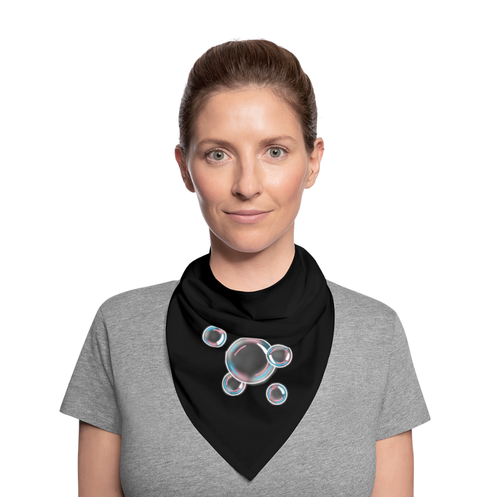 Trans Seifenblasen Bandana - Schwarz
