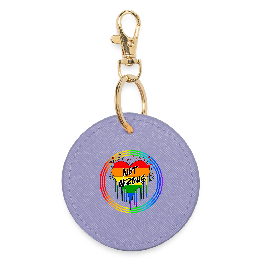Queer Not Wrong "Regenbogenkreis Edition" - BOUTIQUE Schlüsselanhänger - Lavendel