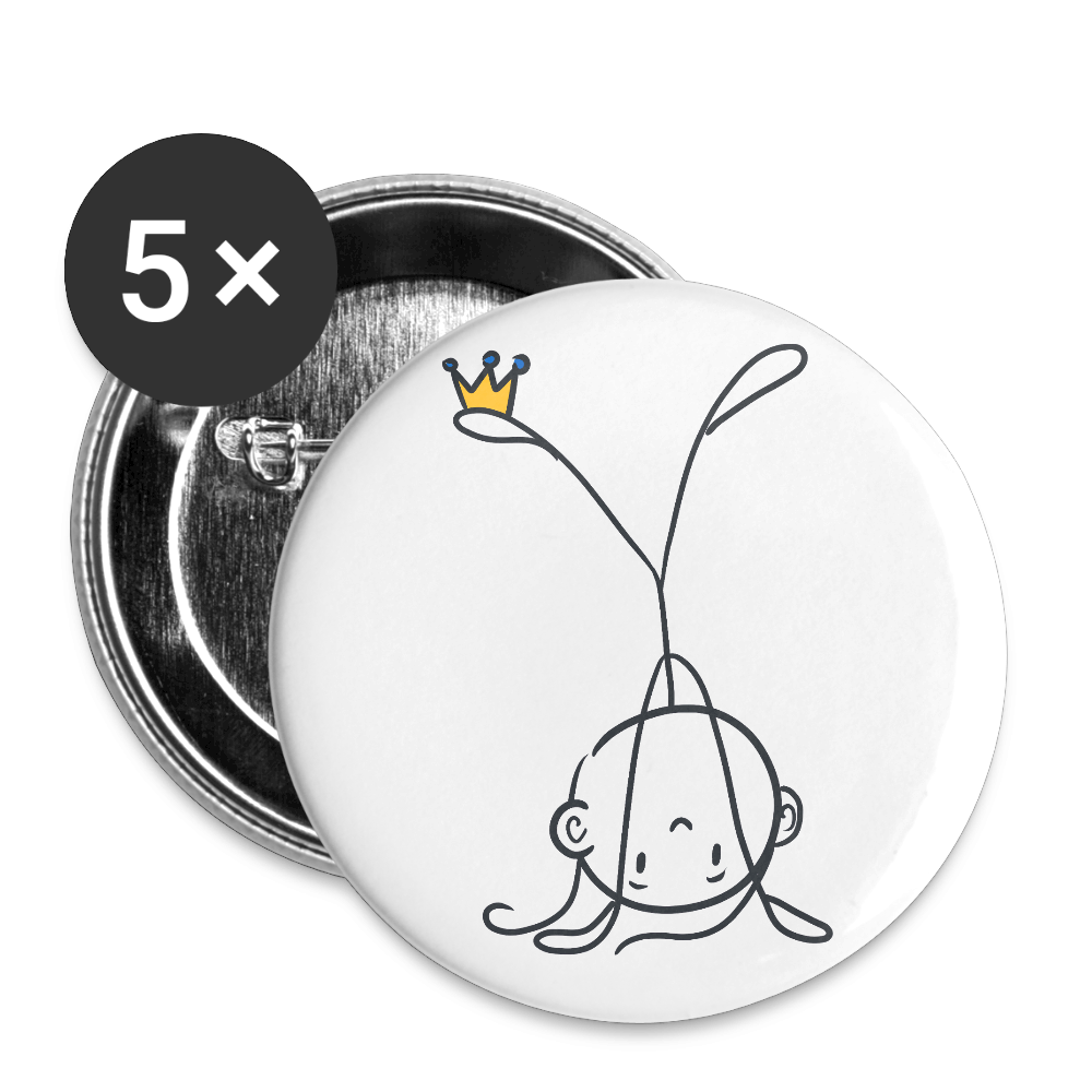 Button Handstand Seelenmännchen