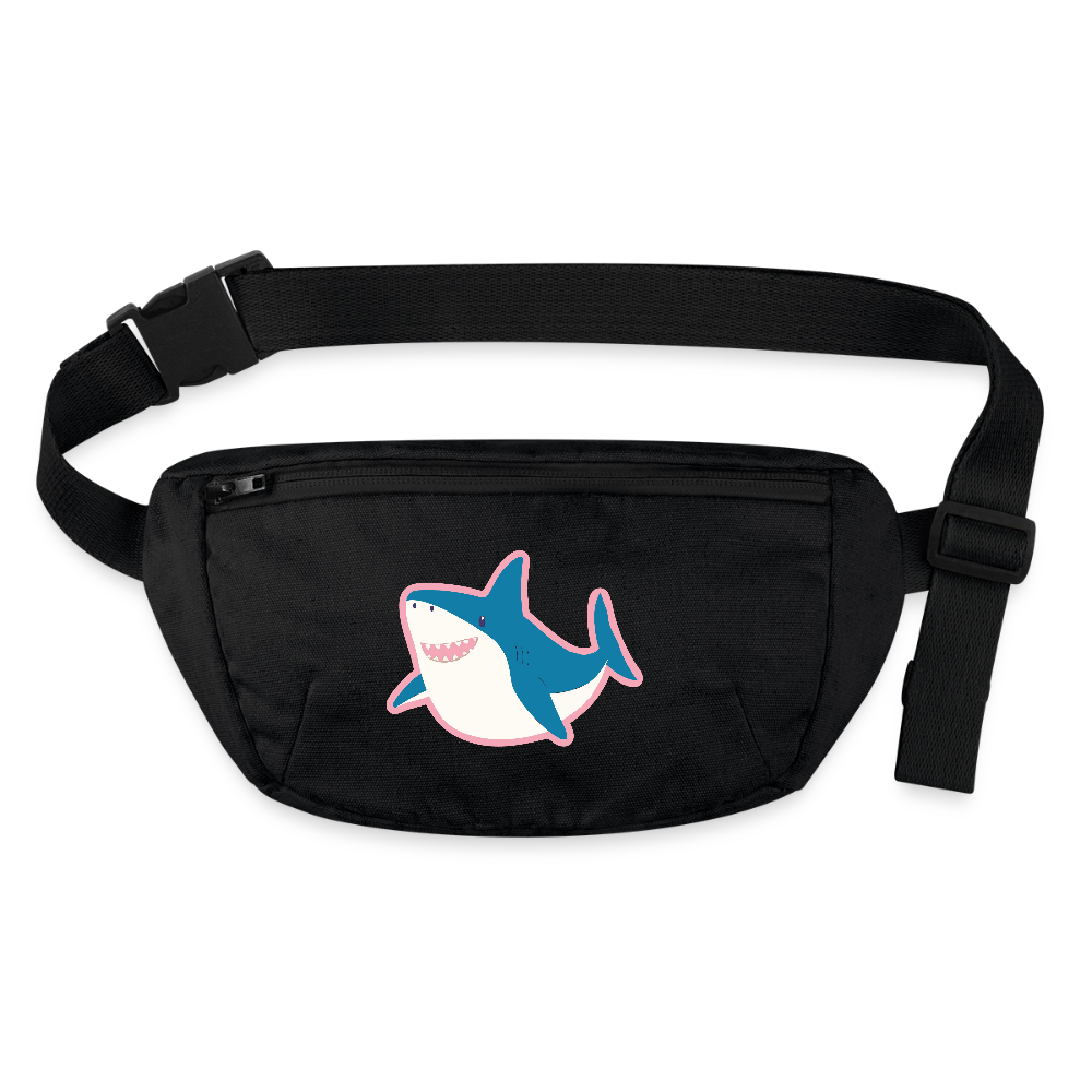 Trans Hai - recycelte Gürteltasche - Schwarz