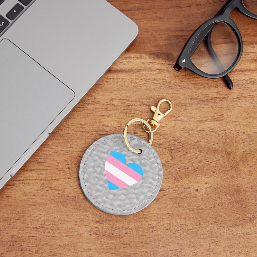 Trans Herz - BOUTIQUE Schlüsselanhänger - Grau