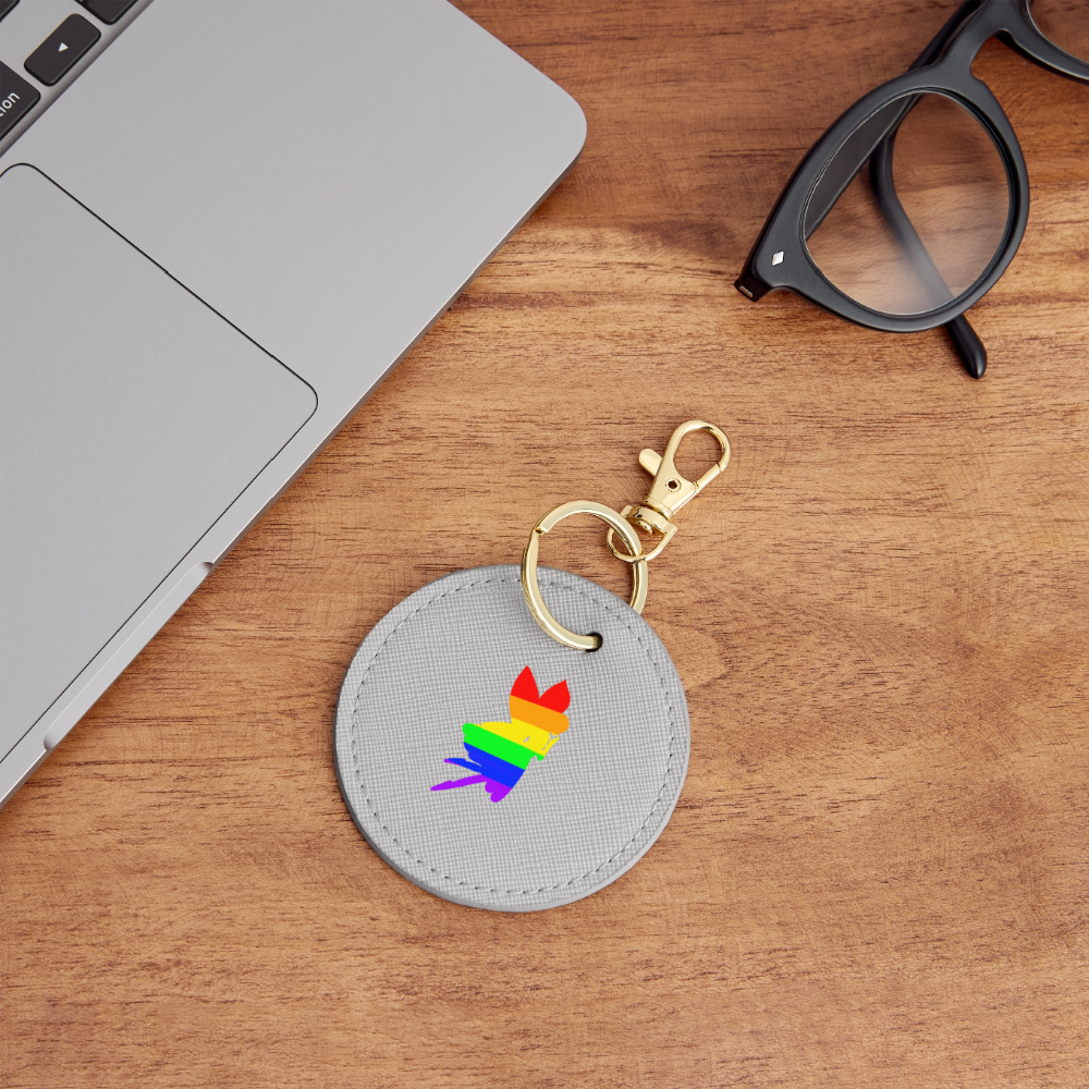 Regenbogen Fee - BOUTIQUE Schlüsselanhänger - Grau