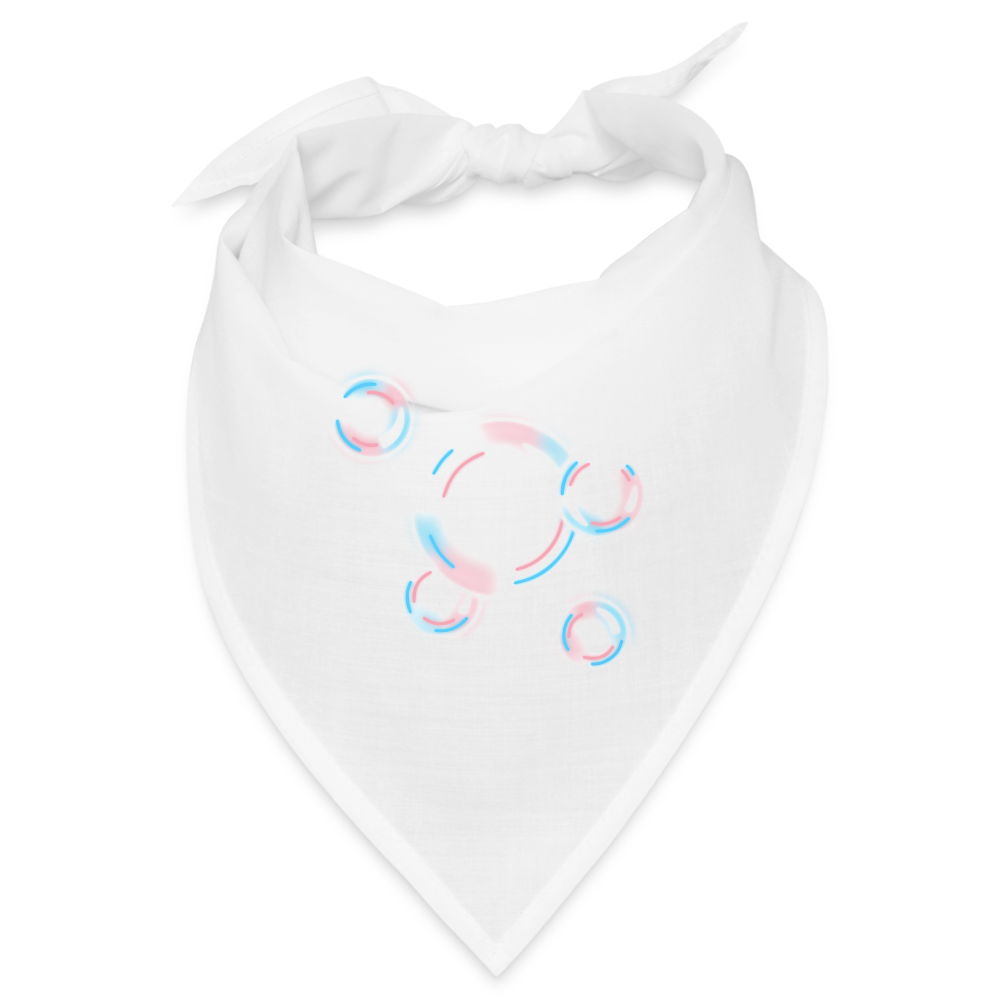 Trans Seifenblasen Bandana - Weiß