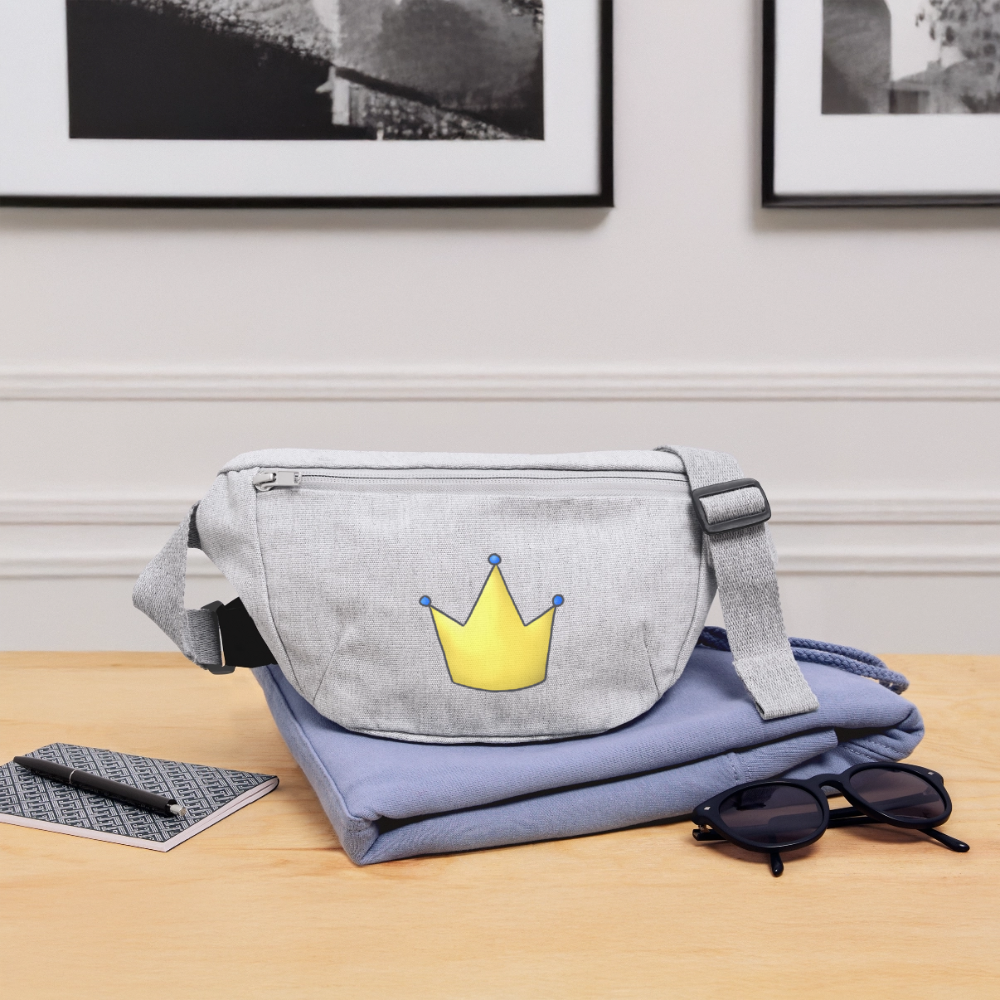 Survivor Queens Logo "Krone Edition" - Stanley/Stella recycelte Gürteltasche - Grau meliert