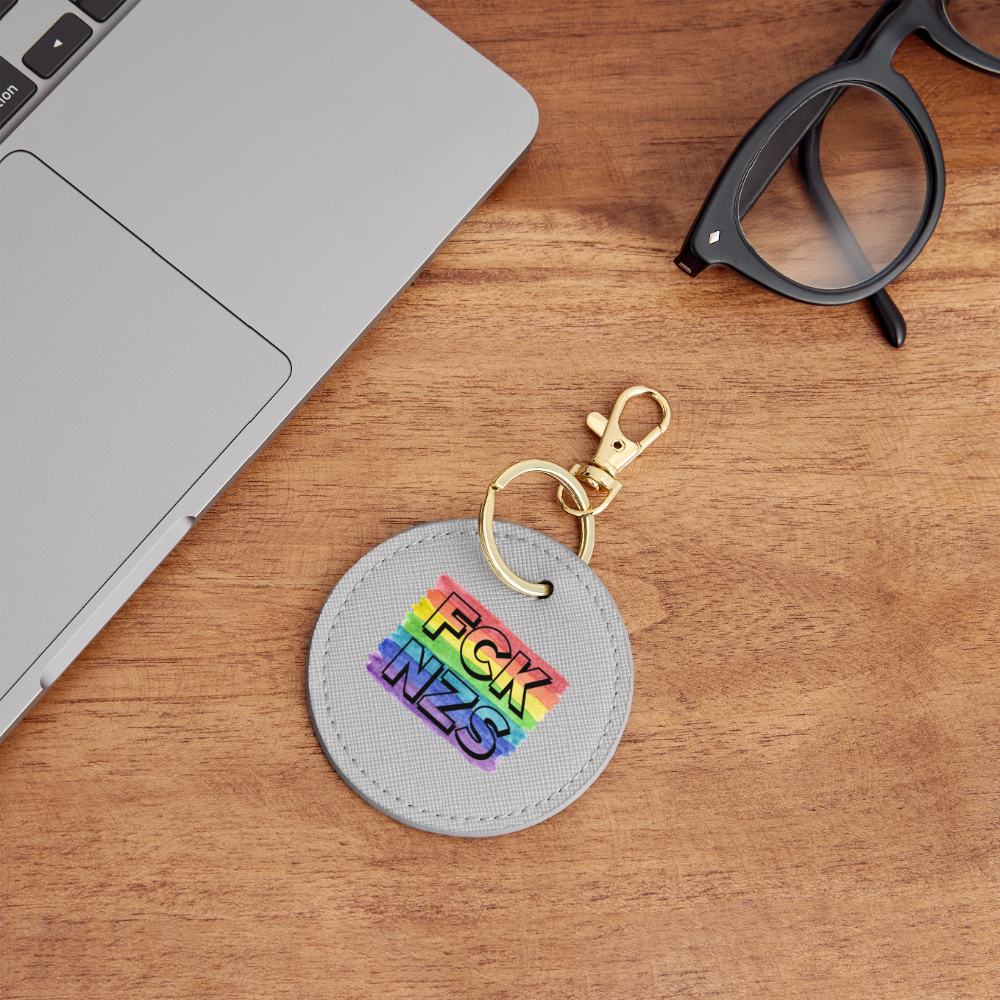 FCK NZS "Rainbow Resistance Edition" - BOUTIQUE Schlüsselanhänger - Grau