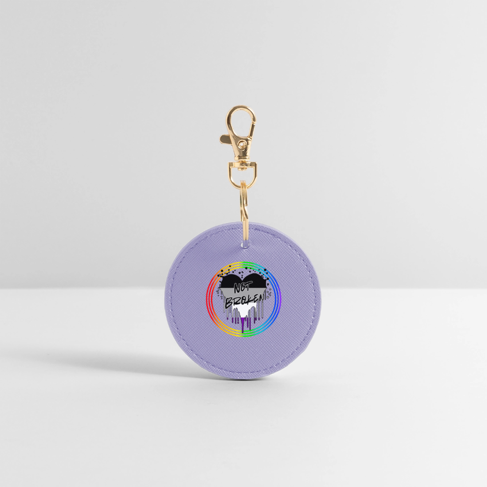 Asexual Not Broken "Regenbogenkreis Edition" - BOUTIQUE Schlüsselanhänger - Lavendel